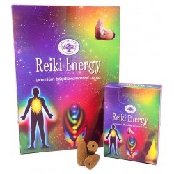 Grüner Baum Reiki Energie Wasserfall Kegel Räucherstäbchen Box