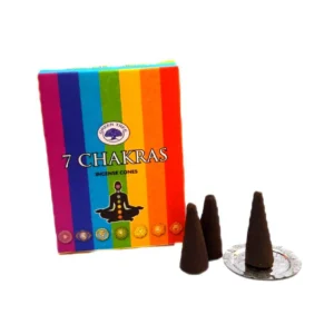 Incenso Cone Indiano Green Tree 7 Chakras