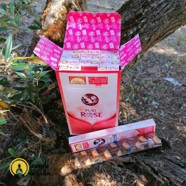 Caja de Incienso Indio Parimal Rosa Pura - Imagen 2