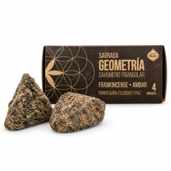 Incenso Triangular Geometria Sagrada Madre Frankincense e Âmbar