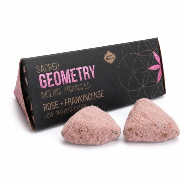 Incenso Triangular Geometria Sagrada Madre Frankincense e Rosa