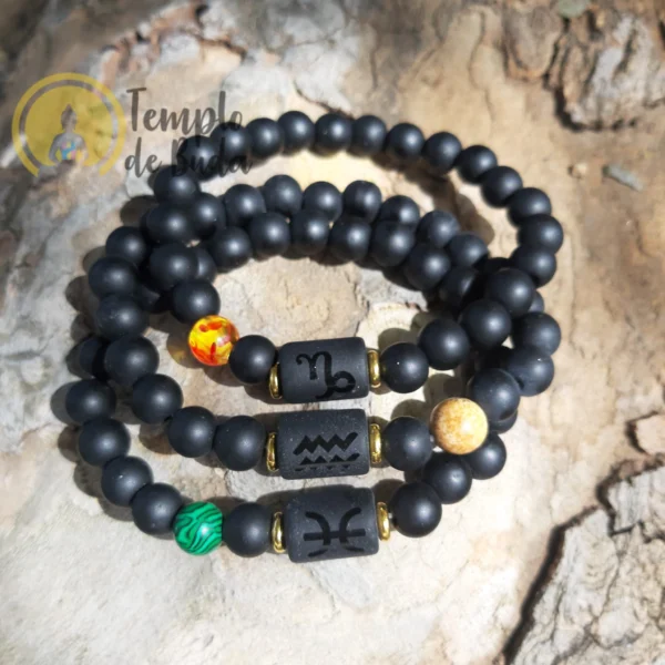 Pulseira Agata Negra Signos - Image 16