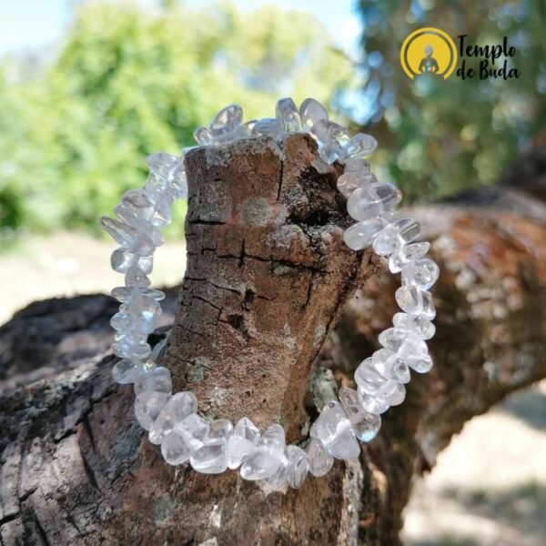 Pulseira de Cristal de Rocha Chips