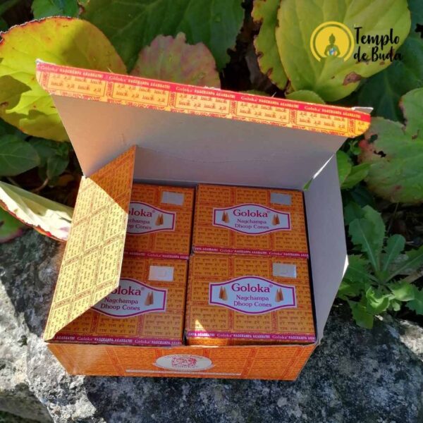 Räucherkegel Indischer Nag Champa Dhoop Box – Bild 3