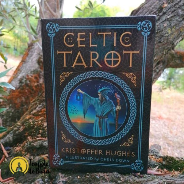 Kit de Tarot Celta por Kristoffer Hughes y Chris Down en inglés