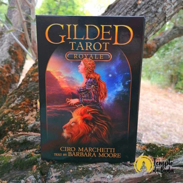 Kit Gilded Tarot de Ciro Marchetti e Barbara Moore em Inglês