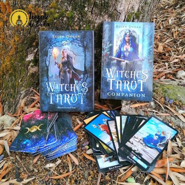 Kit de tarot des sorcières d'Ellen Dugan en anglais