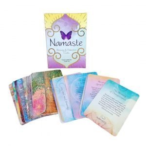 Cartes de bénédiction et de divination Namaste par Toni Carmine Salerno en anglais