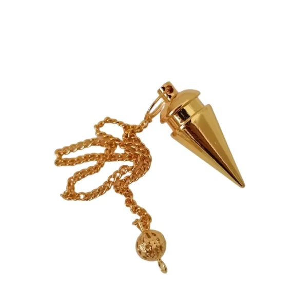 Pêndulo Triângulo Metal Dourado
