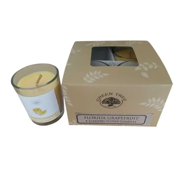 Caixa Vela Copo Perfumado Green Tree Toranja Florida