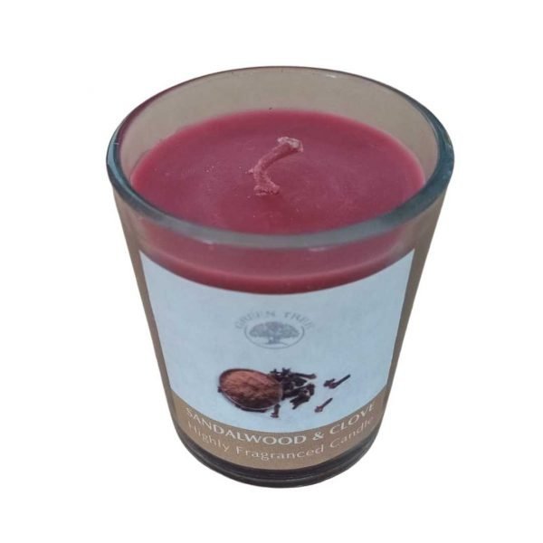 Vela Copo Perfumado Green Sândalo e Cravo