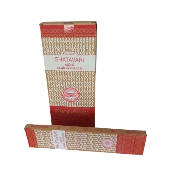 Scatola d'incenso indiano Goloka Shatavari