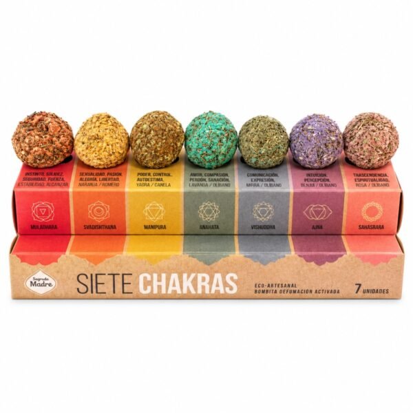 Bombita Defumação Ativada Sagrada Madre 7 Chakras