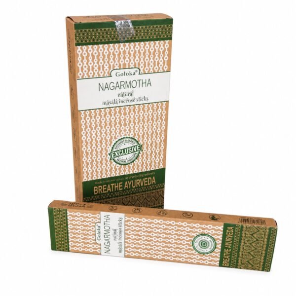 Incenso Goloka Nagarmotha Ayurveda Caixa