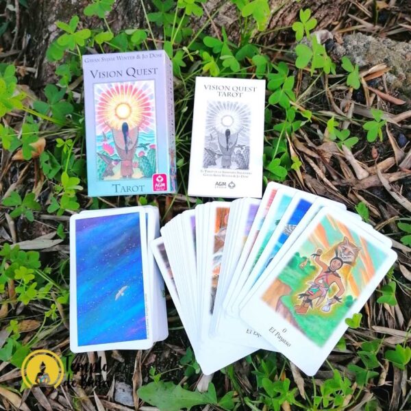 Tarot Vision Quest de Gayan Sylvie Winter y Jo Dosé en español - Imagen 3