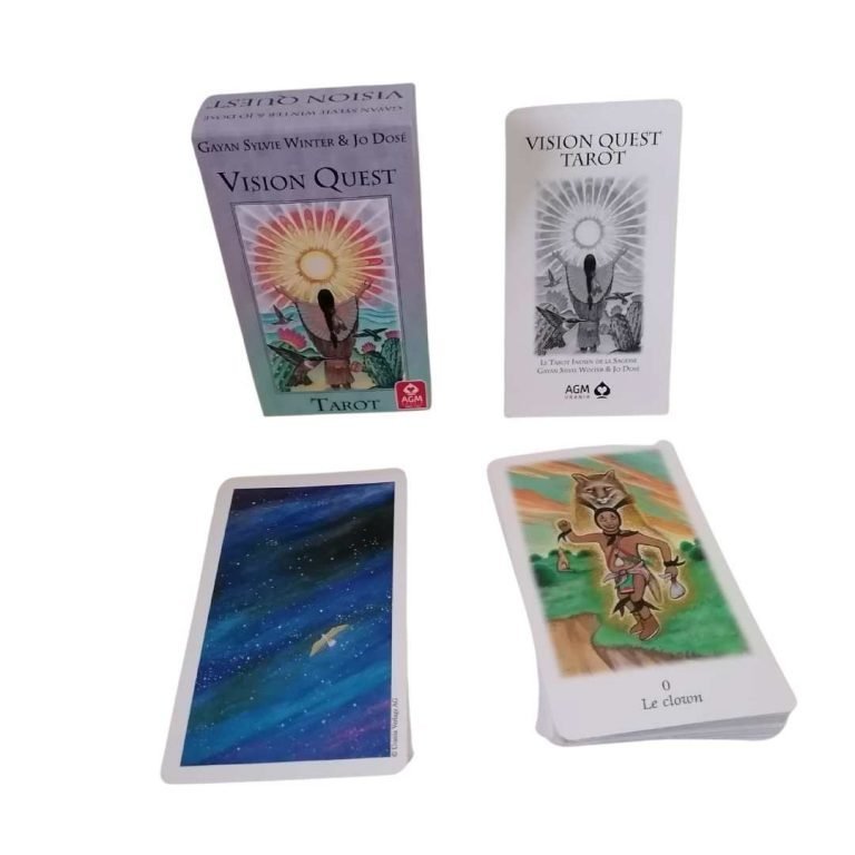 Tarot Vision Quest de Gayan Sylvie Winter e Jo Dosé em Espanhol ...
