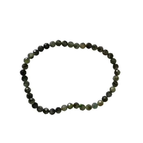 Pulseira Turmalina Verde Facetada 4mm