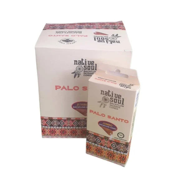 Coni d'incenso a cascata Native Soul Pau Santo Box