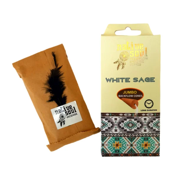 Cones Incenso Cascata Native Soul White Sage