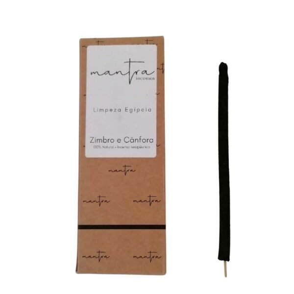 Incenso Mantra Zimbro e Canfora (Limpeza Egipcia)