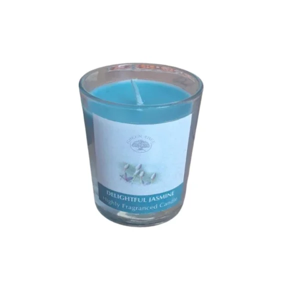 Vela Copo Perfumado Green Tree Delightful Jasmine