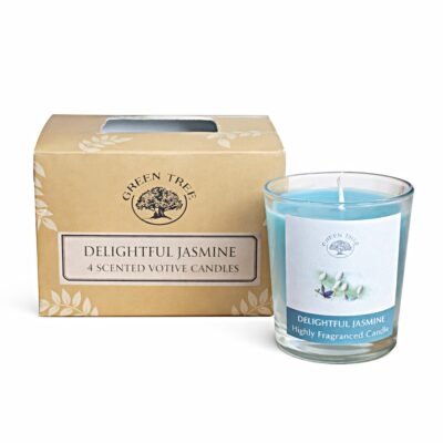 Vela Copo Perfumado Green Tree Delightful Jasmine Caixa