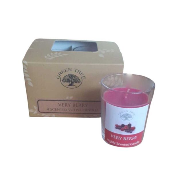 Vela Copo Perfumado Green Tree Very Berry Caixa