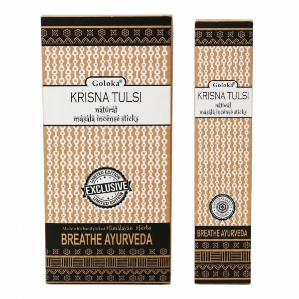 Incenso Ayurvédico Goloka Krisna Tulsi Caixa