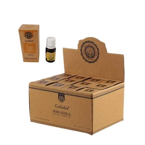 Óleo Essencial 100% Natural Limão Goloka Caixa