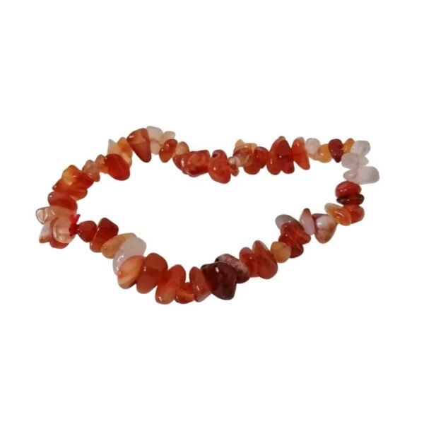 Pulseira Ágata Vermelha chips