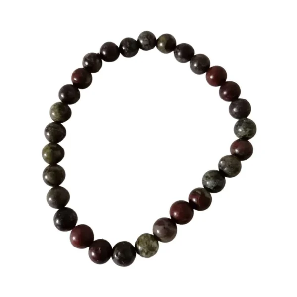 Pulseira Fuchsita com Rubi 6mm