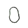 Fuchsite bracelet with faceted ruby 4mm