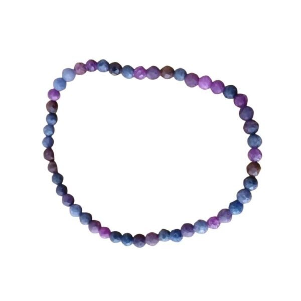 Pulseira Rubi Safira Facetada 4mm