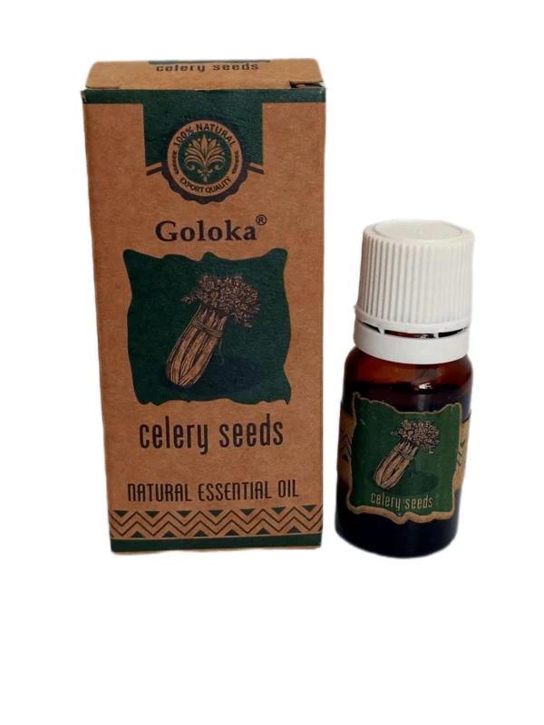 Óleo Essencial 100% Natural Celery Seeds Goloka