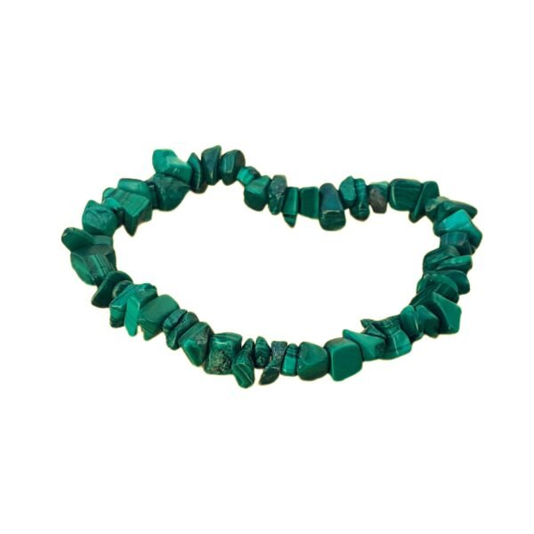 Pulseira de Malaquite Chips