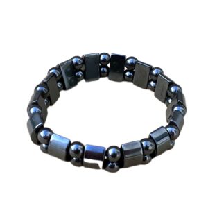 Bracciale elastico in ematite magnetica