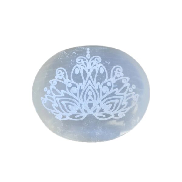 Selenite Oval Lotus (Soap)