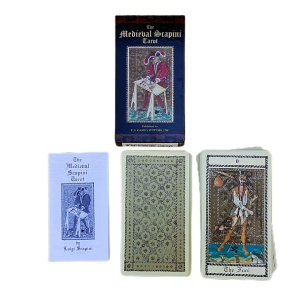Tarot The Medieval Scapini de Luigi Scapini em Inglês