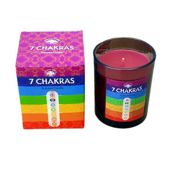 Vela Green Tree 7 Chakras 210gr