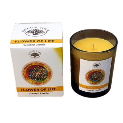 Vela Green Tree Flower of Life 210gr