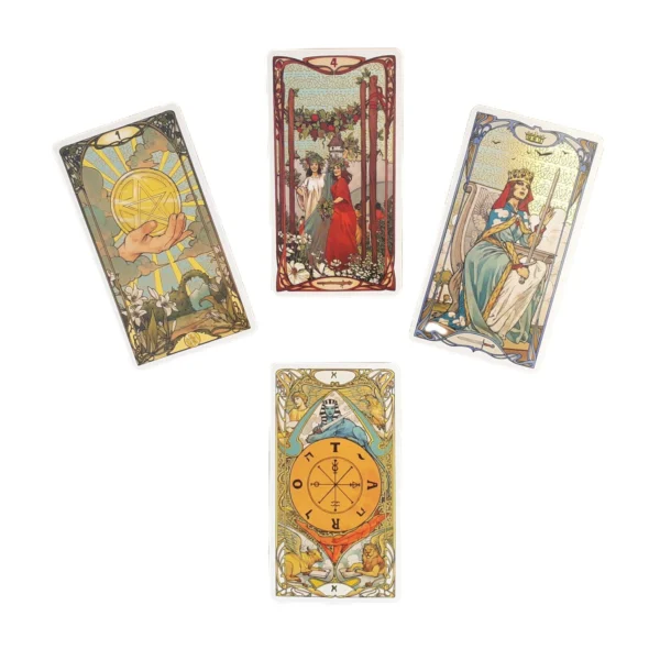 Golden Art Nouveau Tarot by Giulia F. Massaglia - Image 2