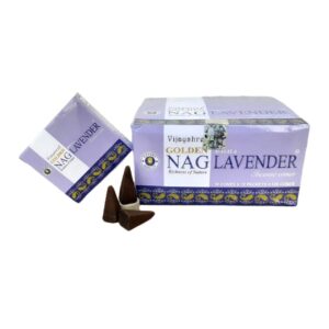 Incenso Cone Golden Nag Lavender Caixa
