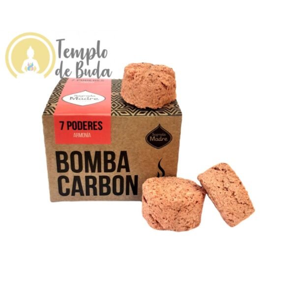 Bomba de Carvão Defumação Ativada Sagrada Madre 7 Poderes Harmonia