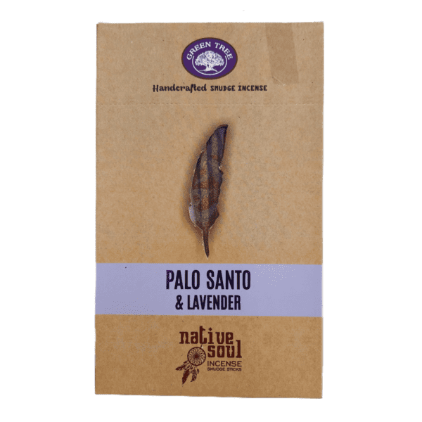 Incenso Natural Native Soul Palo Santo e Lavender Caixa