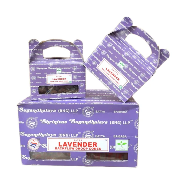 Cones Incenso Cascata Satya Lavender Caixa