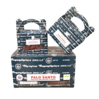 Cones Incenso Cascata Satya Palo Santo Caixa