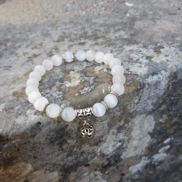 Pulsera de selenita - Imagen 3