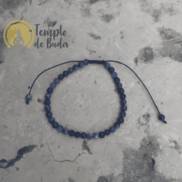 Pulseira de Sodalita com Cordão 4mm