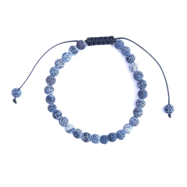 Pulseira de Cristais com Cordão Regulável 6mm