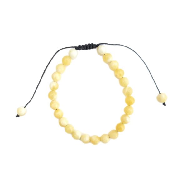 Pulseira de Cristais com Cordão Regulável 6mm